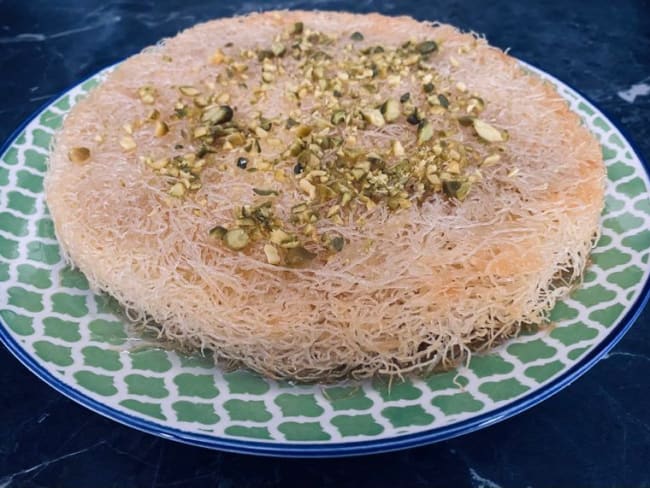 Knafeh à base de pâte khadïf