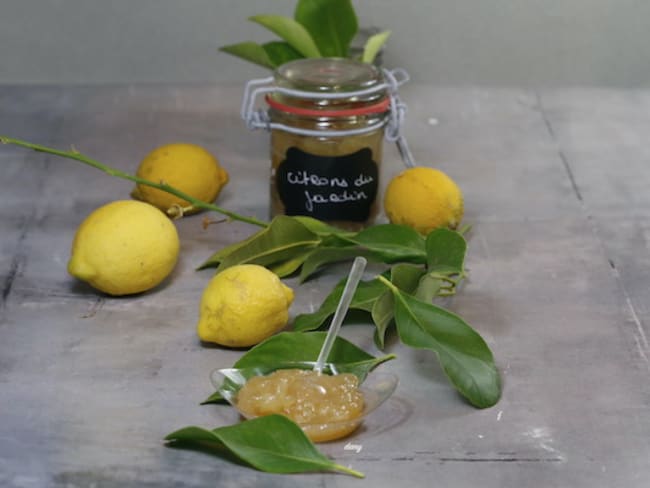 Recette de marmelade de citron du jardin