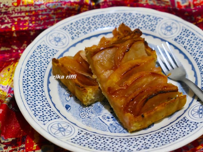 Tarte fine aux pommes caramélisées