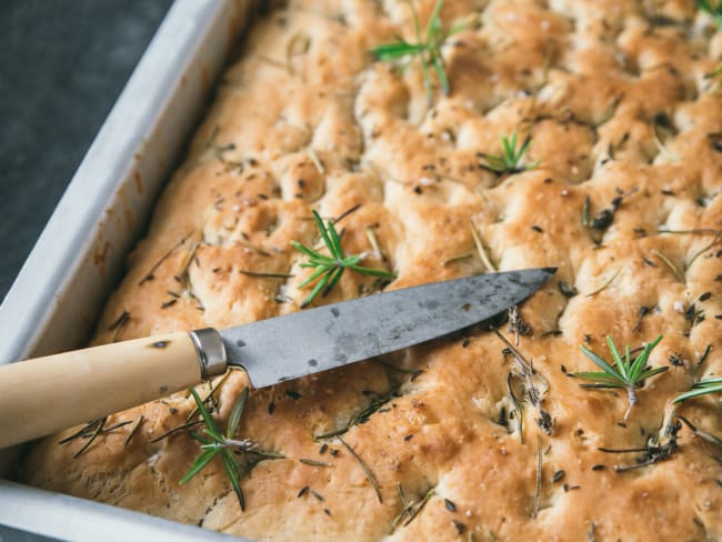 Focaccia au romarin