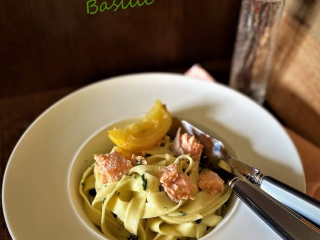 Tagliatelles au saumon à la crème