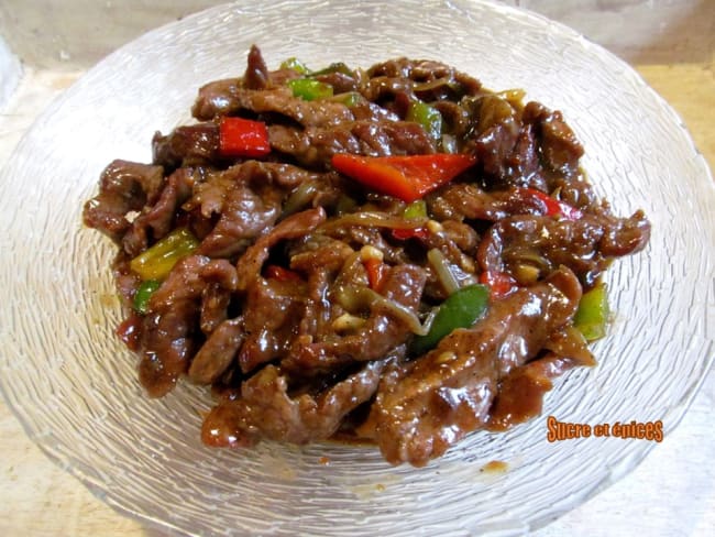 Stir-fry de boeuf à l'asiatique