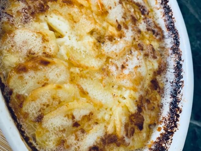 Gratin dauphinois à la crème fraîche