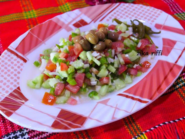 Salade arabe à la façon de ma grand-mère