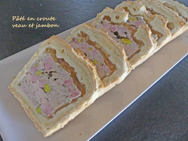 Pâté de porc en croute de veau et jambon