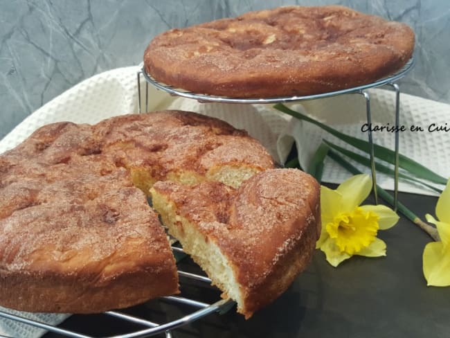 Gâteau à la cannelle "Zimtkueche" comme en Alsace