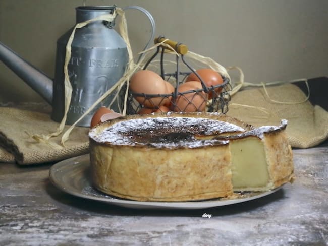 Flan vanille à l'eau de fleur d'oranger