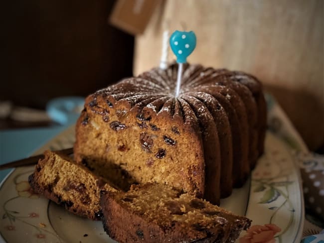 Gâteau aux fruits confits et au rhum des fêtes