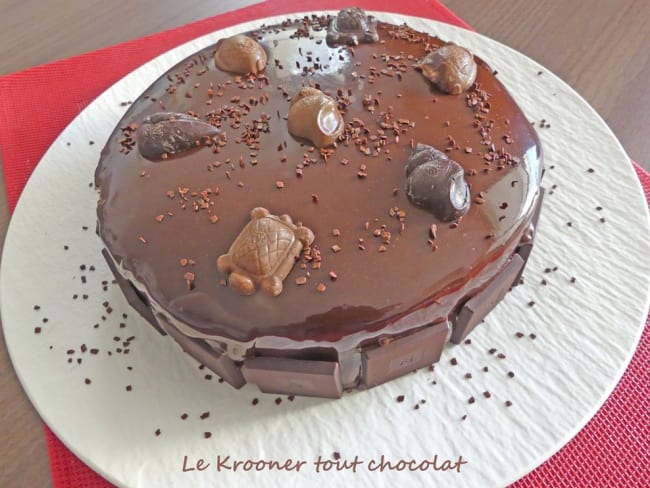 Krooner tout chocolat, biscuit Joconde