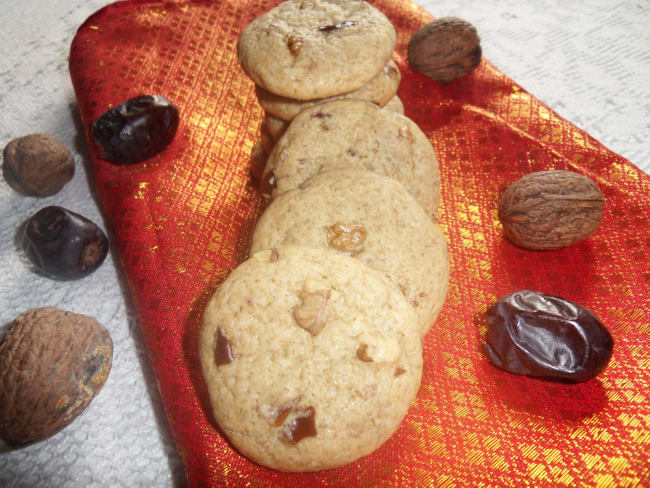 Cookies aux dattes, aux noix et aux épices