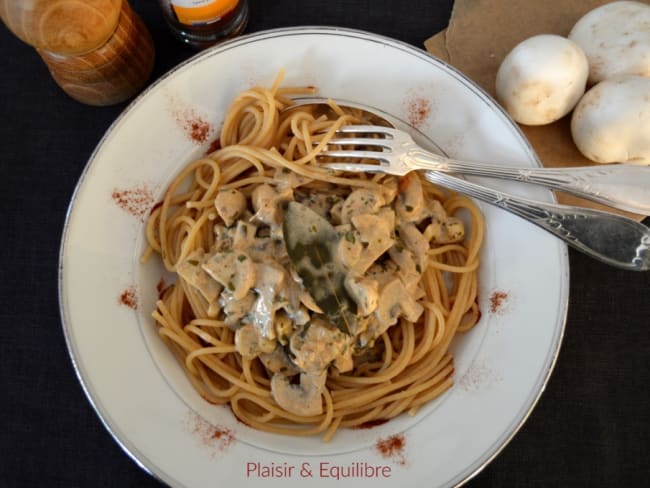 Champignons Stroganoff : un Stroganoff version veggie