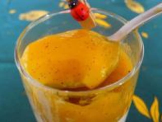 Panna Cotta à la Mangue et à la Vanille