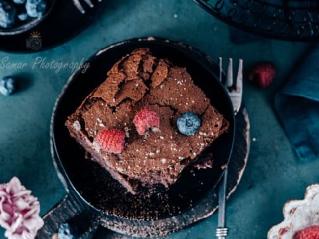 Fondant au chocolat noir sans beurre