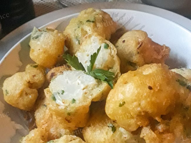 Beignets végétaliens au chou fleur