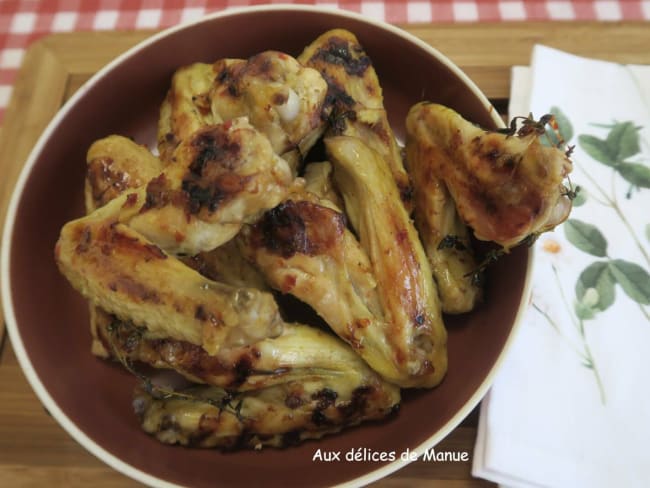 Ailes de poulet à la plancha