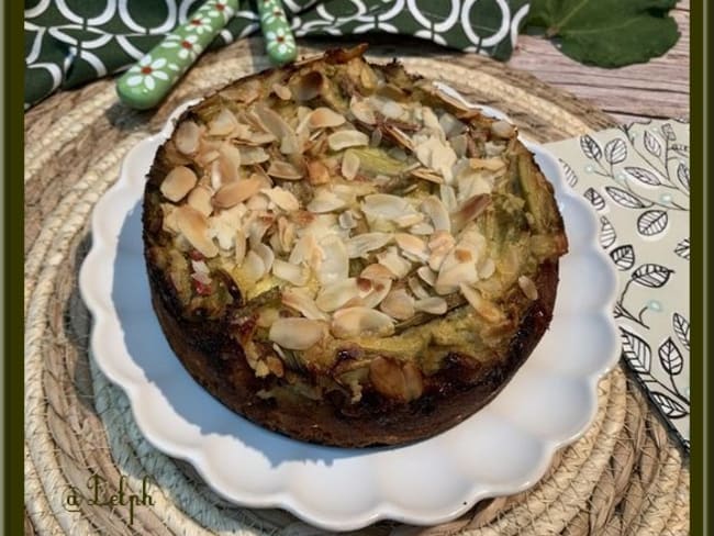 Clafoutis à la rhubarbe et amande (thermomix)