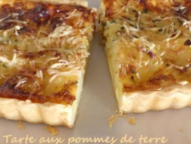 Tarte aux pommes de terre