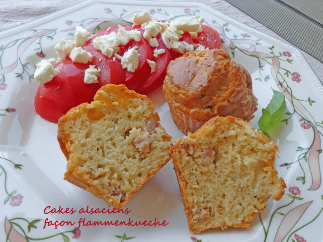 Cakes alsaciens façon flammenkueche