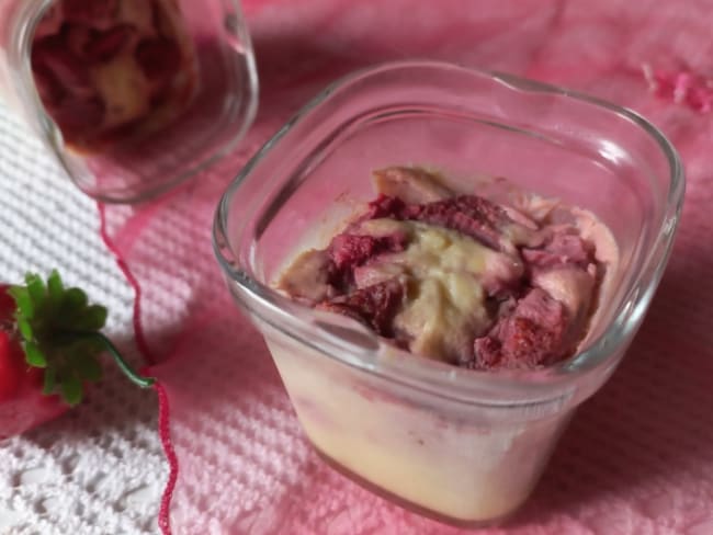 Clafoutis aux fraises et au chocolat blanc à la multidélices