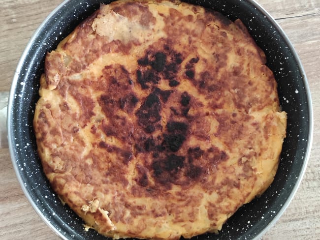 Tortilla espagnole cuite au four