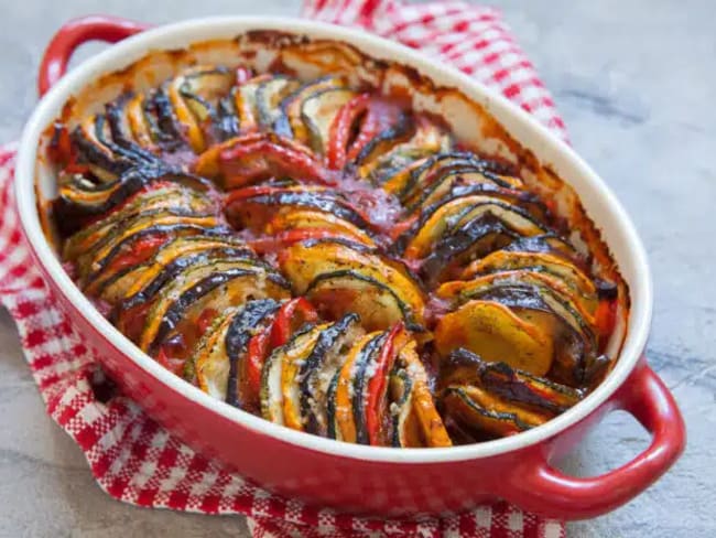 Tian de légumes au fromage