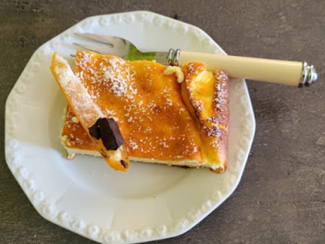 Gâteau léger à la ricotta, au yaourt et citron