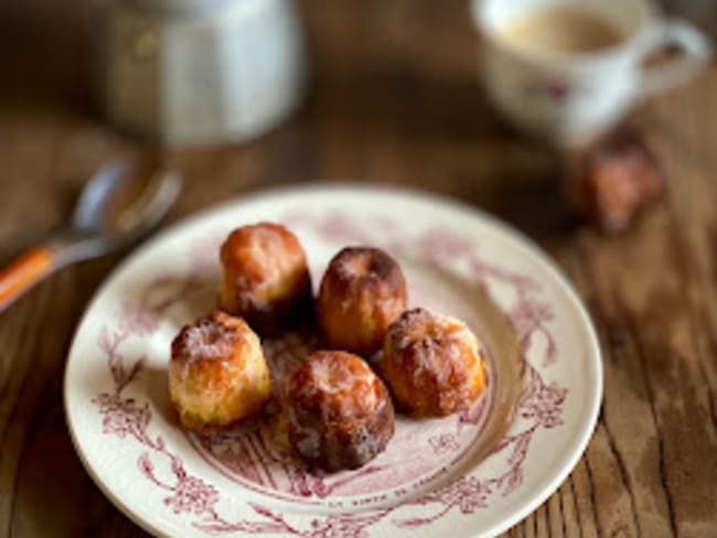 Mini-Cannelés bordelais, rhum et vanille