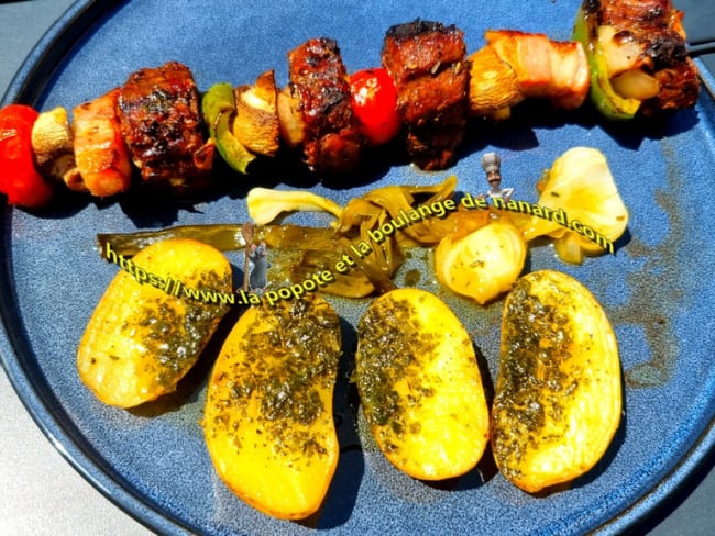 Brochettes de bœuf au paprika