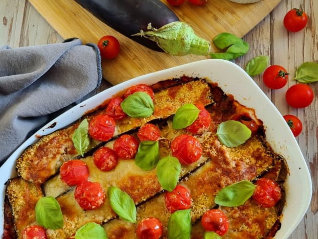 Aubergines à la parmigiana