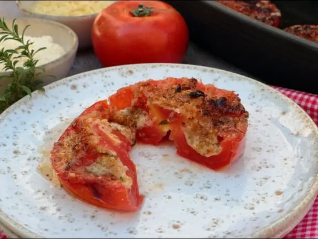 Tomates farcies au fromage