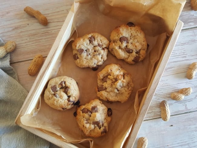 Cookies beurre de cacahuètes pour le goûter