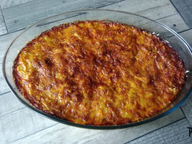 Courgettine ou gratin de courgettes et riz