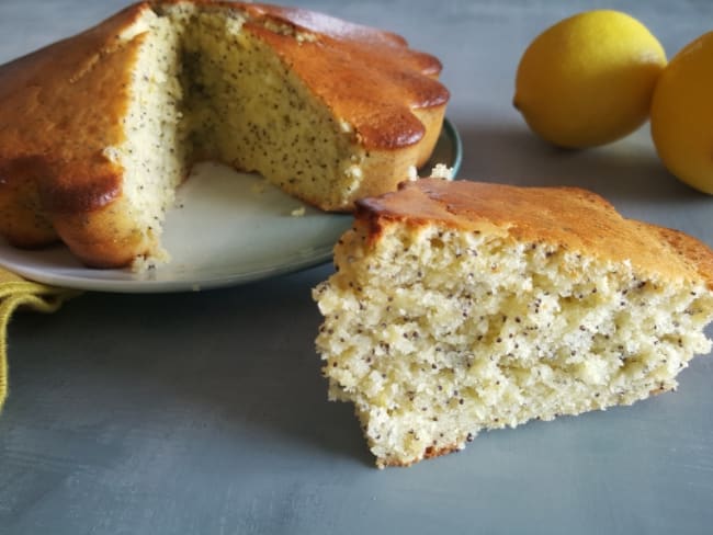 Cake citron et graines de pavot