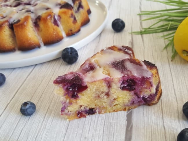 Cake aux myrtilles et au citron d’après une recette de Yotam Ottolenghi