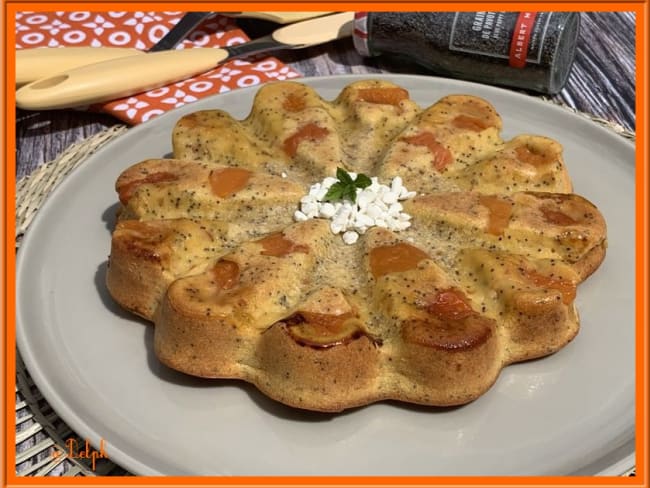 Gâteau aux abricots et graines de pavot au Thermomix