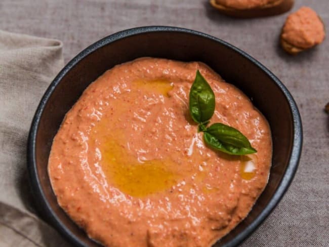 Recette de tartinade aux poivrons pour l'apéritif