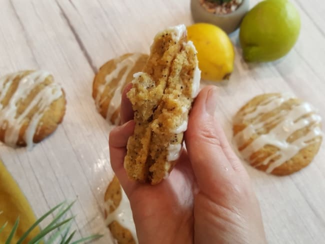 Cookies citron et graines de pavot pour un goûter