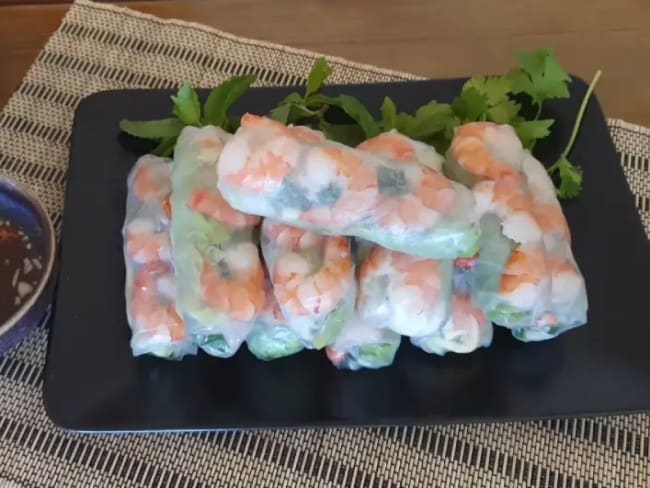 Rouleaux de printemps aux crevettes