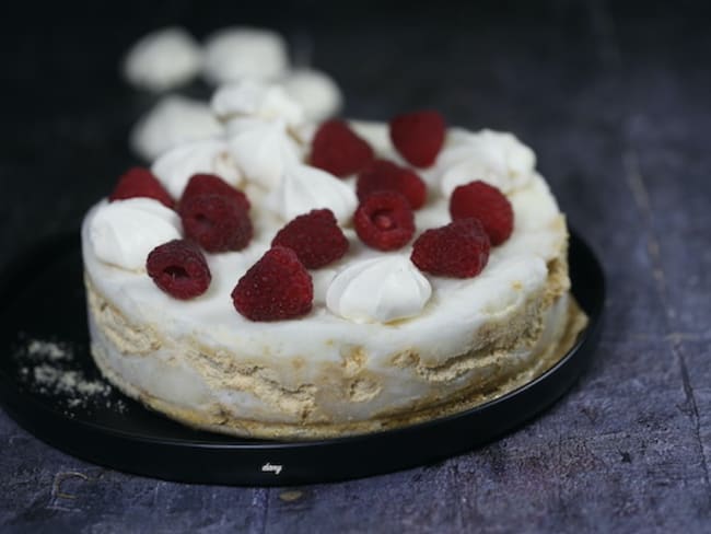 Gâteau sorbet citron à la meringue