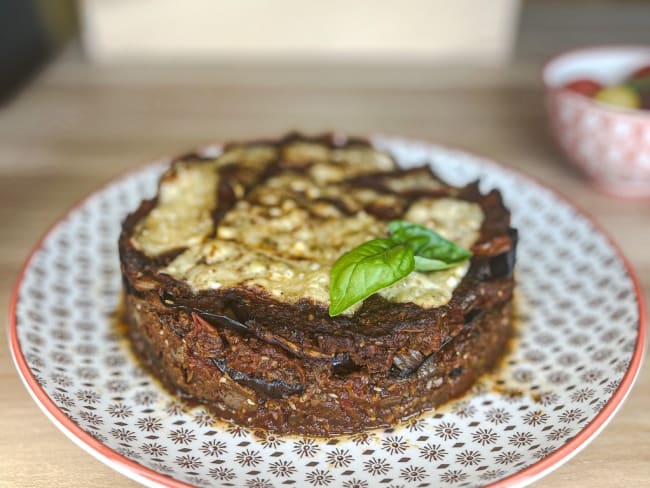 Gâteau d'aubergines à la parmigiana