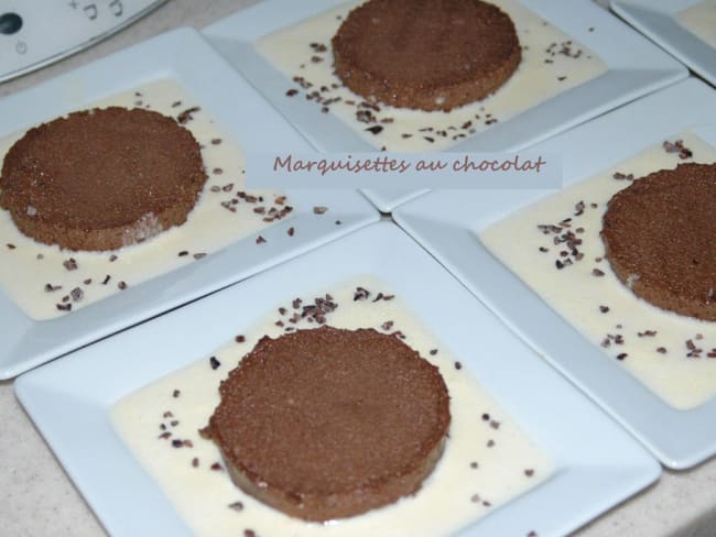 Marquisettes au chocolat (ou marquise)