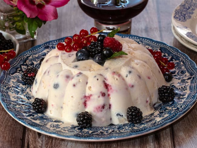 Entremet glacé aux fruits rouges simple et gourmand