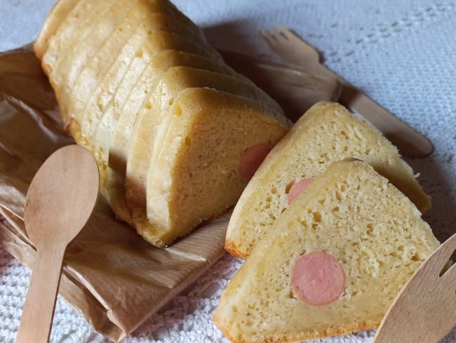 Cake au knacki façon Hot Dog