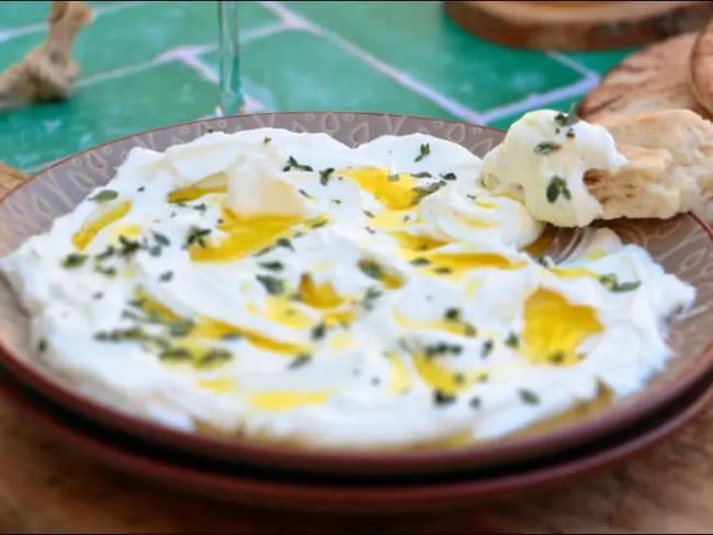 Labneh d'après la recette de Yotam Ottolenghi