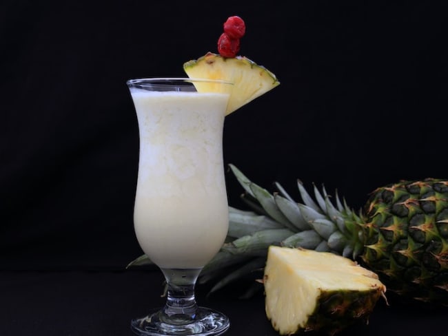 Pina Colada au rhum ambré de Guadeloupe