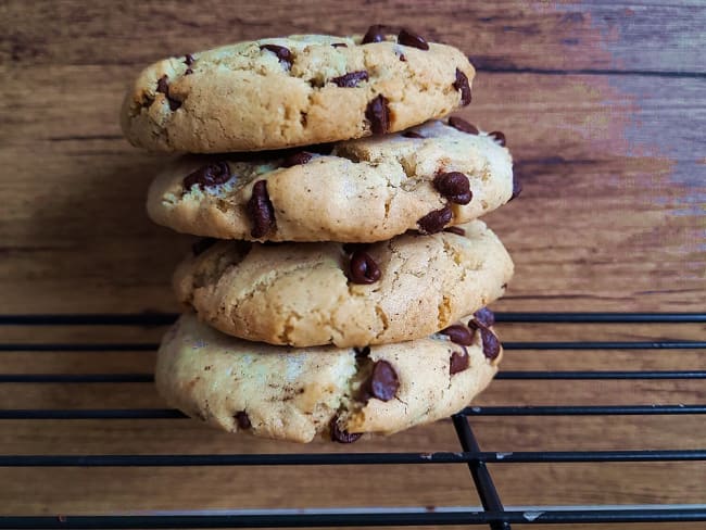 Cookies vegan aux pépites de chocolat