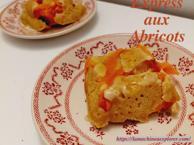 Clafoutis cake express aux abricots cuit au micro-ondes