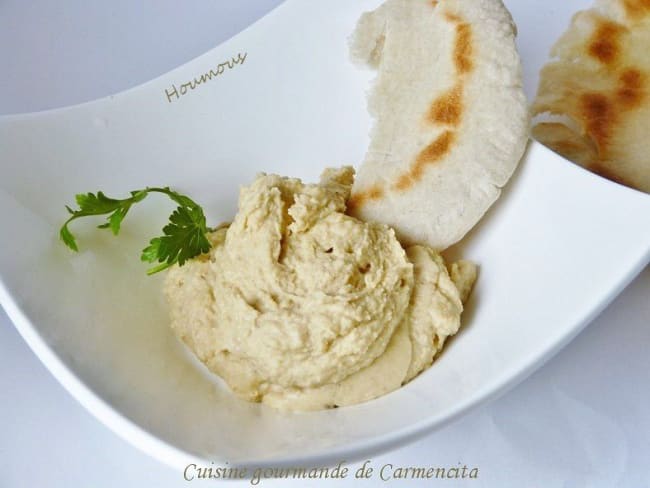 Houmous de pois chiche au tahini maison