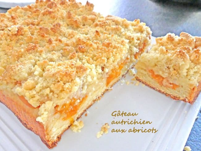 Gâteau autrichien aux abricots