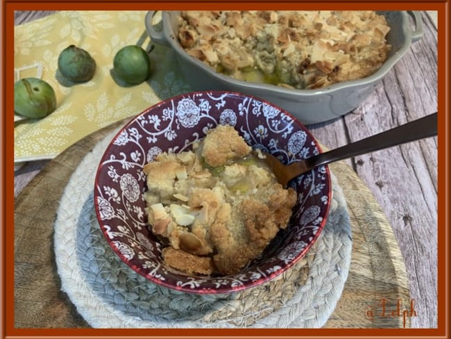 Crumble aux prunes